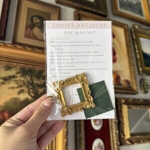 Vintage Style Resin DIY Mini Magnet Kit